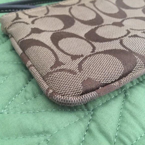 Coach Signature Wristlet - Picture 6 of 8